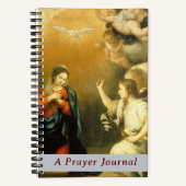 Das Gebetsblatt der Ankündigung Notizblock (Vorderseite)