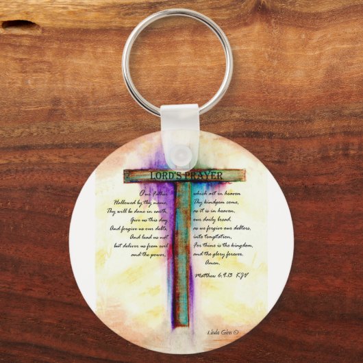 Das Gebetskreuz des Herrn Schlüsselanhänger (Vorderseite)