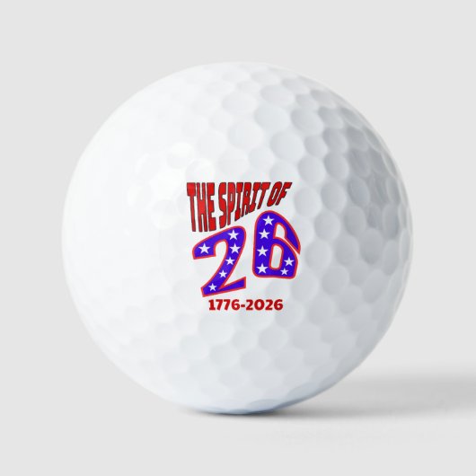 DAS GEBIET VON 26 GOLFBALL (Vorderseite)
