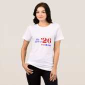 DAS GEBIET VON 26 Tri-Blend SHIRT (Vorderseite voll)