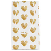 Das Geborene kleine Geschenktücher aus Shine White Geschenktüte (Rückseite)