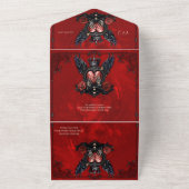 Das gebrochene Herz: Eine gotische Epoche. All In One Einladung (Außenbereich)