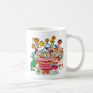 Das Geburtstags-Party der Flintstones-  Kaffeetasse