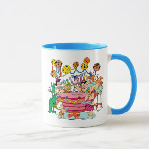 Das Geburtstags-Party der Flintstones-  Tasse