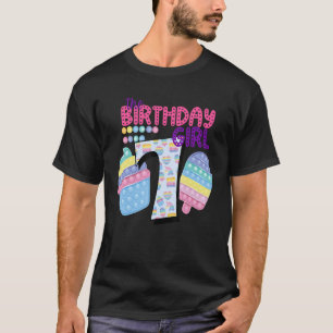 Das Geburtstagsmädchen Pop It 7 T-Shirt