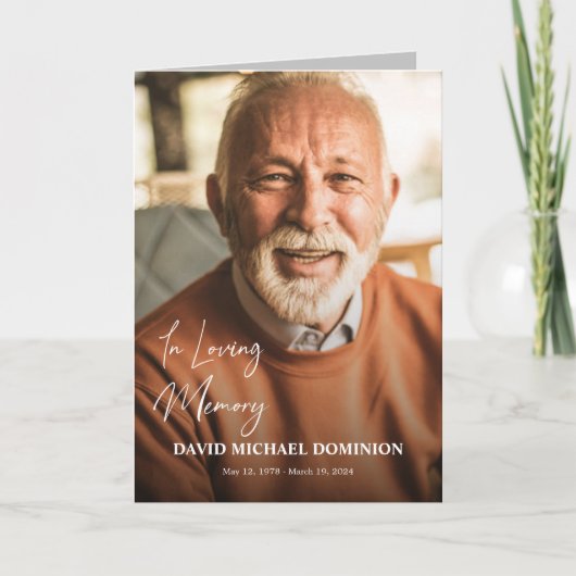 Das Gedächtnis mit dem gradient Memorial Program Programm (Vorderseite)