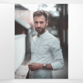 Das Gedächtnisprogramm für das Gedächtnis im volle Dreifach Gefaltete Einladung (Innenseite Mitte)