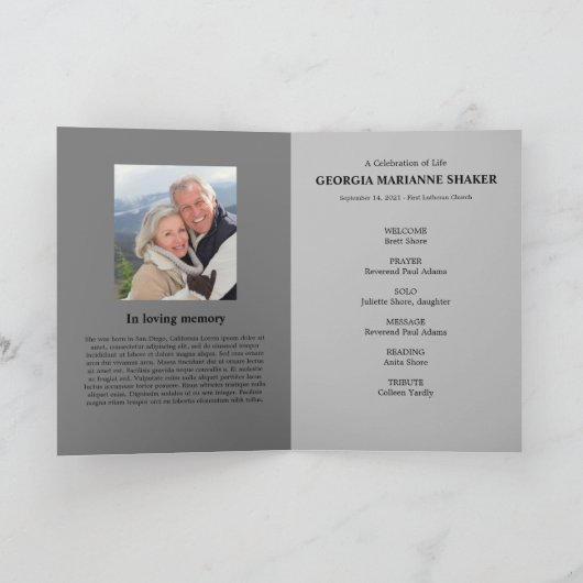 Das Gedächtnisprogramm für das Gedächtnis im volle Programm (Innenseite)