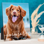 Das Gedächtnistraining zum Hund Fotoplatte