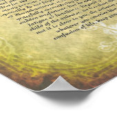 Das Gedicht der Desiderata von Max Ehrmann Poster (Ecke)