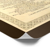 Das Gedicht der Desiderata von Max Ehrmann Poster (Ecke)