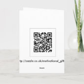 Das Gedicht der Mutter Karte (Rückseite)