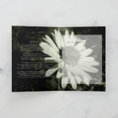 Das Gedicht eines Heldes, Beileidskarte Karte (Innenseite)