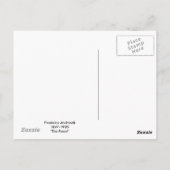 Das Gedicht Postkarte (Rückseite)