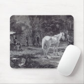 Das geduldige Modell, "von der Freizeit-Stunde", Mousepad (Mit Mouse)
