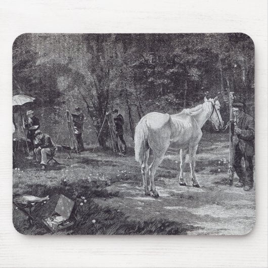 Das geduldige Modell, "von der Freizeit-Stunde", Mousepad (Vorne)