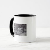 Das geduldige Modell, "von der Freizeit-Stunde", Tasse (Vorderseite Links)