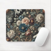 Das gefallene Kinderzimmer - Gotisches Blumendesig Mousepad (Mit Mouse)