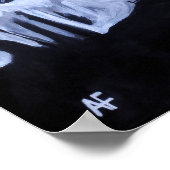Das Gefangene Gemälde von Alfred Fox Poster (Ecke)