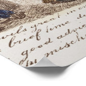 Das Gefängnis, 1858 (farbige Gravur) Poster (Ecke)