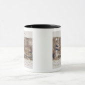 Das Gefängnis, 1858 (farbiger Stich) Tasse (Zentrum)