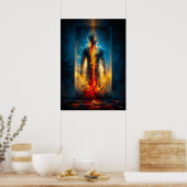 Das Gefängnis des Lichts – Monumentaler Expression Poster (Küche)