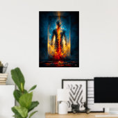 Das Gefängnis des Lichts – Monumentaler Expression Poster (Heimbüro)