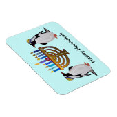 Das gefrorene Hannukah Premium Magnet (Rechte Seite)