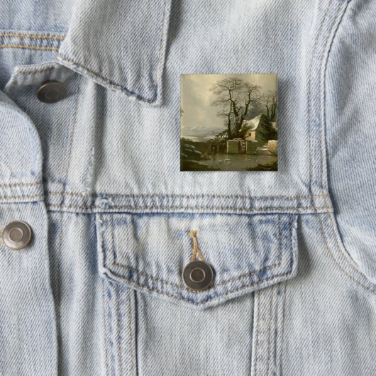 Das gefrorene Mühlrennen Button (Beispiel)