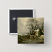 Das gefrorene Mühlrennen Button (Vorne & Hinten)