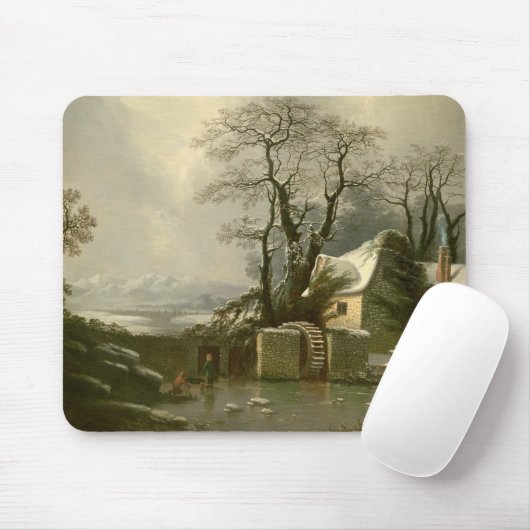 Das gefrorene Mühlrennen Mousepad (Mit Mouse)