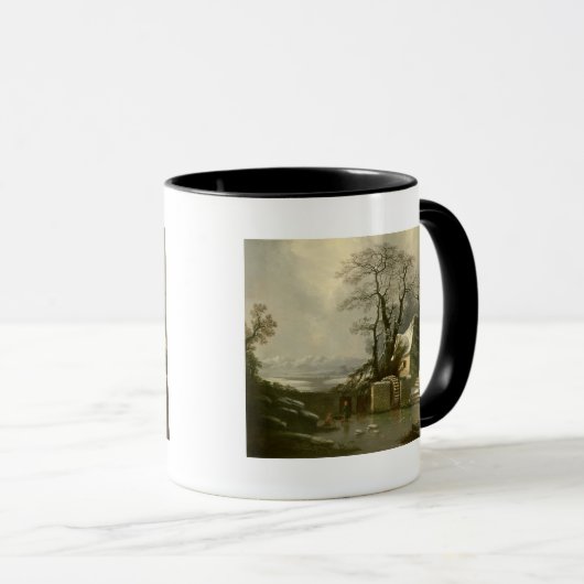 Das gefrorene Mühlrennen Tasse (VorderseiteRechts)