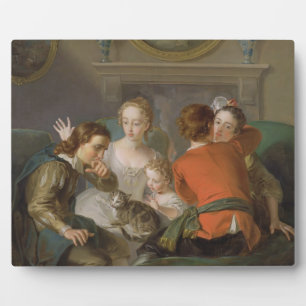 Das Gefühl der Touch, c.1744-47 (Öl auf Leinwand) Fotoplatte