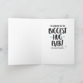 Das Gefühl, in der zauberhaften Wand zu schwingen, Karte (Innenseite)