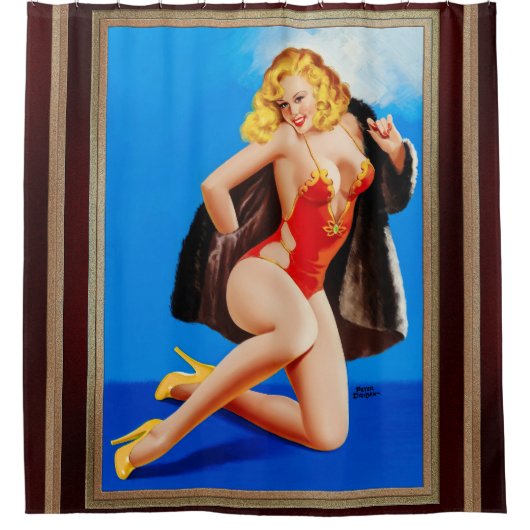 Das Gefühl von Mink von Peter Driben Duschvorhang (Vorderseite)