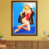 Das Gefühl von Mink von Peter Driben Leinwanddruck (Insitu (Wohnzimmer))