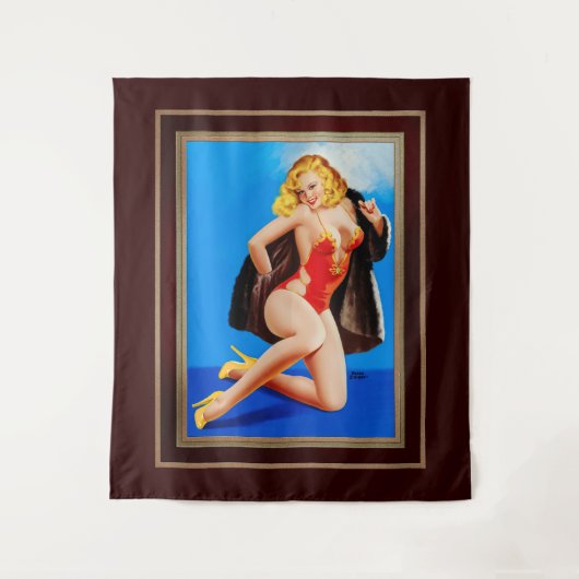 Das Gefühl von Mink von Peter Driben Wandteppich (Vorderseite)