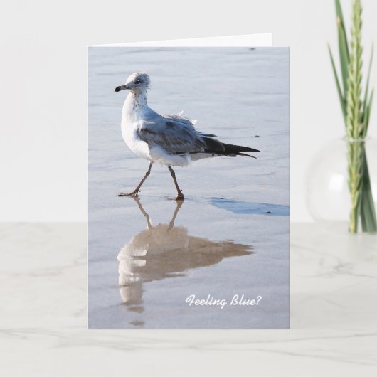 Das Gefühls-Blau, vermisst kardieren Sie Karte (Vorderseite)