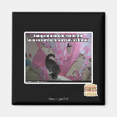 Das gefürchtete Rosa erstickt Magnet (Vorne)