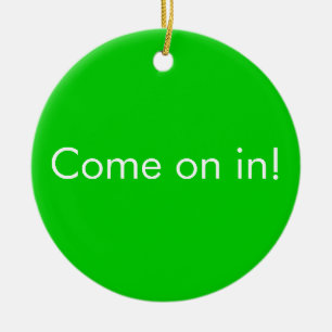 Das gegangene Golf spielen/kommen an in Tür Keramikornament