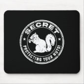 Das geheime Eichhörnchen "Schützt eure Nüsse" ersc Mousepad (Vorne)