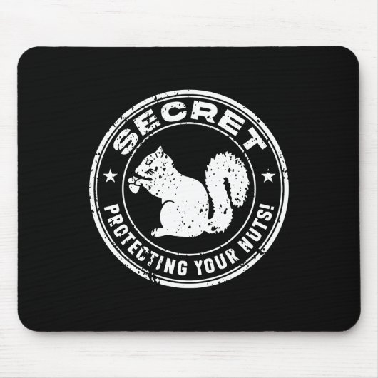 Das geheime Eichhörnchen "Schützt eure Nüsse" ersc Mousepad (Vorne)