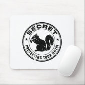 Das geheime Eichhörnchen "Schützt eure Nüsse" ersc Mousepad (Mit Mouse)
