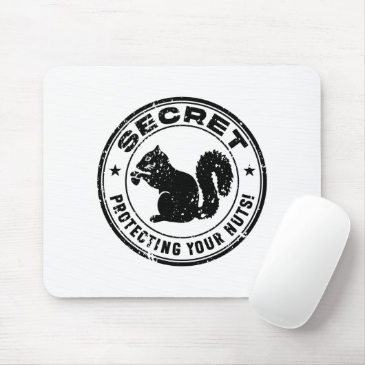 Das geheime Eichhörnchen "Schützt eure Nüsse" ersc Mousepad (Mit Mouse)