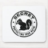 Das geheime Eichhörnchen "Schützt eure Nüsse" ersc Mousepad (Vorne)