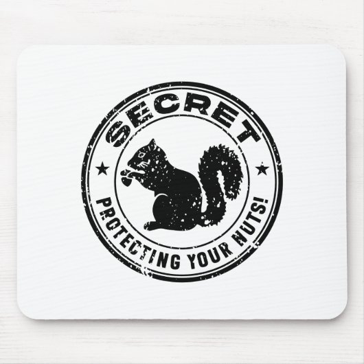 Das geheime Eichhörnchen "Schützt eure Nüsse" ersc Mousepad (Vorne)