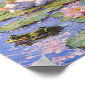 Das geheime Leben der Katzen Monets Poster (Ecke)