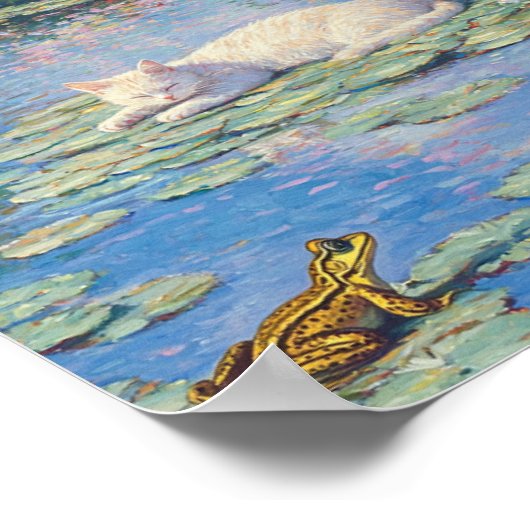 Das geheime Leben der Katzen Monets Poster (Ecke)