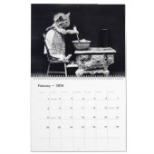 Das geheime Leben Vintager Katzen und Hunde Kalender (Feb 2026)