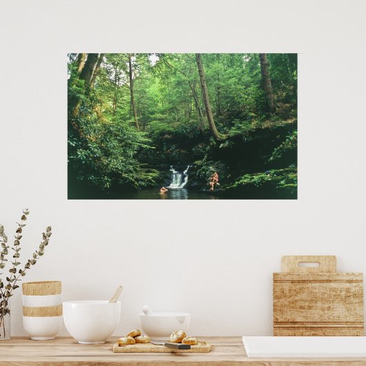 Das geheime Schwimmbad Poster (Küche)